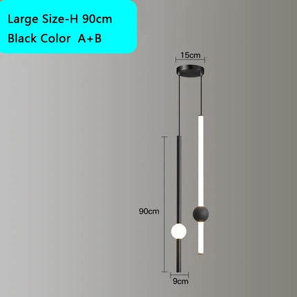 Suspension LED créative pour éclairage intérieur moderne — LZ4X9P