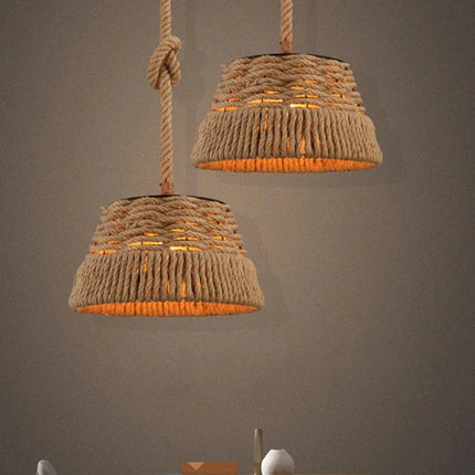 Suspension rétro en chanvre pour décoration industrielle et artistique — LZ4X9T