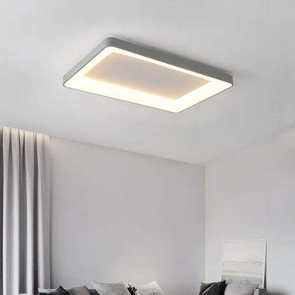 Plafonnier LED rectangulaire au design simple pour intérieur moderne — LZ4X9P2