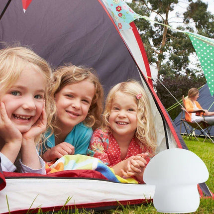 Veilleuse champignon LED tactile à batterie pour chambre bébé — LZ4D9X2