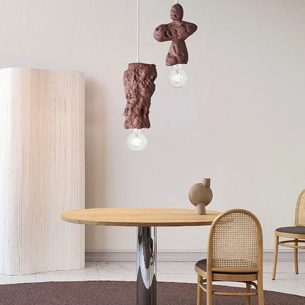 Suspension décorative en résine style wabi-sabi pour intérieur — LZ4QJ7M