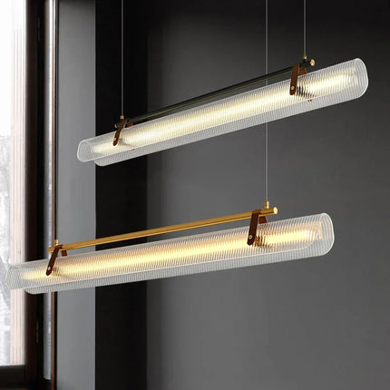 Lustre acrylique avec ceinture LED pour éclairage moderne — LZ4X9T