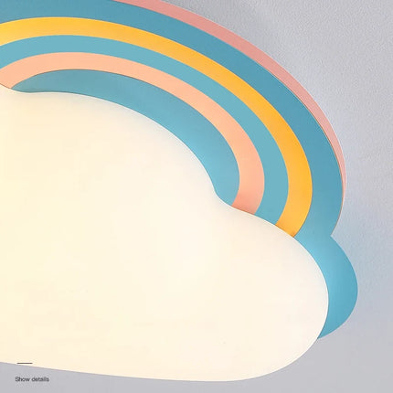 Plafonnier nuage arc-en-ciel décoratif pour chambre enfant — LZ4X9P