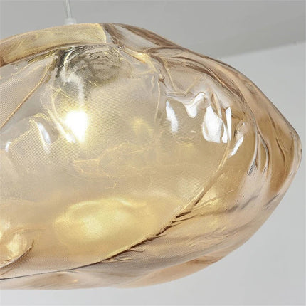 Suspension en verre soufflé style nuage pour restaurant — LZ4X9T2