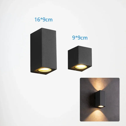 Applique murale LED étanche avec détecteur pour intérieur et extérieur — LZ4X9P2
