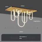 Neutral light / 120cm rectangular / White