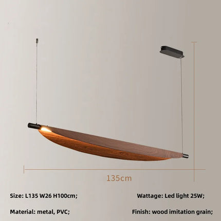 Applique murale LED minimaliste style wabi sabi japonais effet grain de bois — LZP4X9
