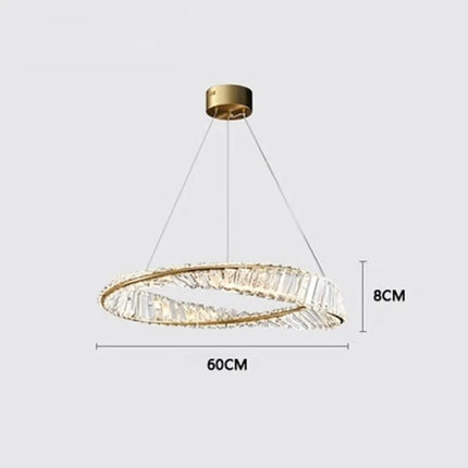Lustre en cristal pour éclairage raffiné — LZ4X9T2