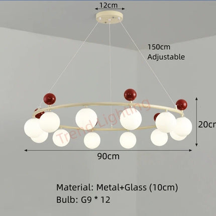Lustre en verre et métal au design dynamique — LZ4XJ9