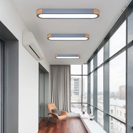 Plafonnier LED rectangulaire à bande longue et design simple — LZ4X9P2