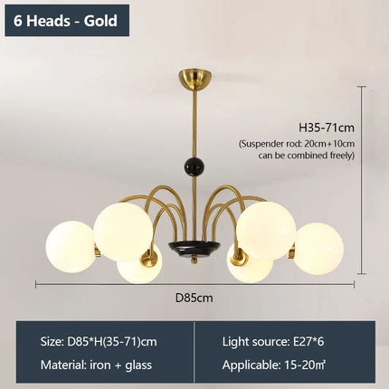 Lustre rétro avec lumière douce et protection oculaire — LZ4F9X2