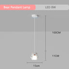 Lampe à suspension ours / Lumière blanche