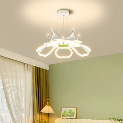 Plafonnier moderne en forme de fleur pour ambiance romantique — LZ4X9P2