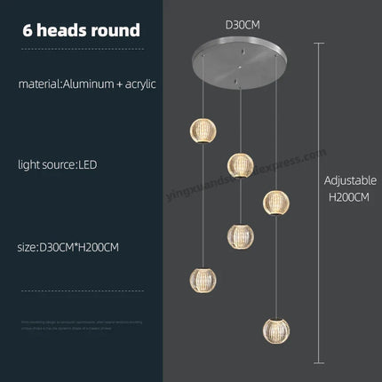 Suspension moderne haut de gamme pour éclairage intérieur — LZ4P9X