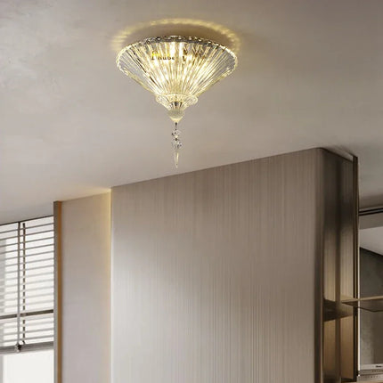 plafonnier en cristal éclairage intérieur décoratif luxe