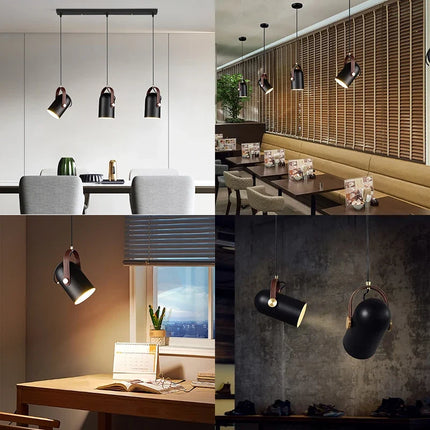 Suspension rotative en métal pour éclairage intérieur salon et salle à manger — LZ4X9M