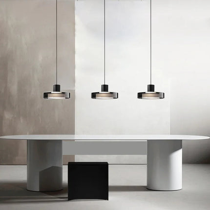 Suspension ronde en verre avec fil réglable pour intérieur — LZ4G7XQ