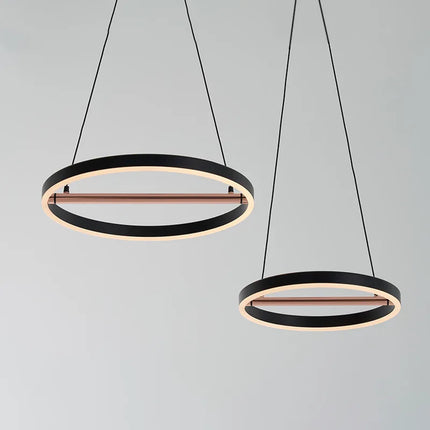 Suspension rétro en fer avec bande LED pour éclairage intérieur — LZ4P9XJ