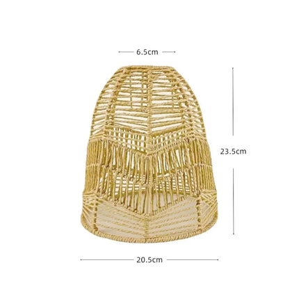 lustre suspendu en rotin abat-jour pour éclairage suspendu