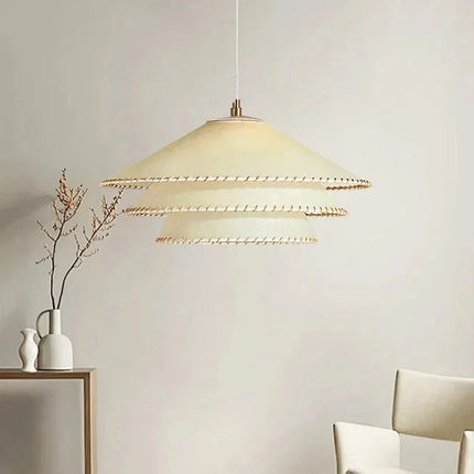Suspension Wabi Sabi en parchemin pour décoration intérieure — LZ4X9M