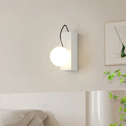 Applique murale LED en métal avec boule acrylique et variateur d’intensité — LZ4X9P2