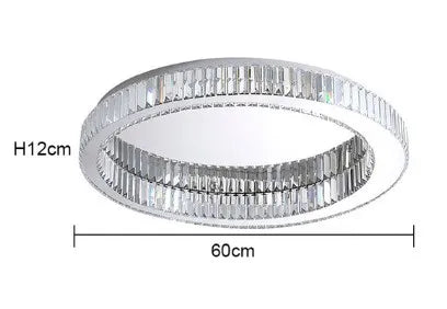 Plafonnier circulaire en cristal pour décoration intérieure moderne — LZ4X9P2Q