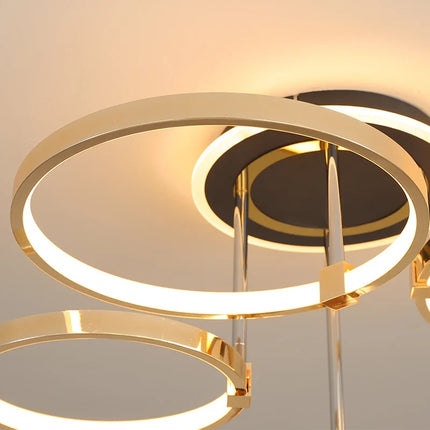 Plafonnier LED moderne au design élégant pour intérieur lumineux — LZ4QJ7M2