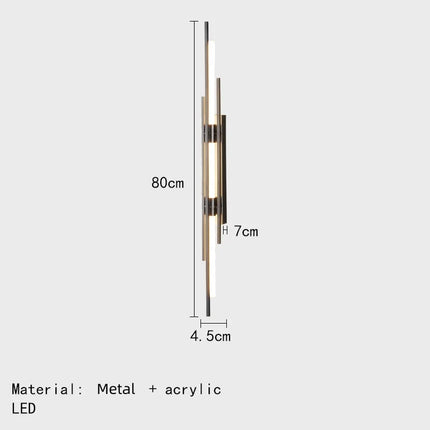 Applique murale LED au design minimaliste art déco — LZ4X9P2