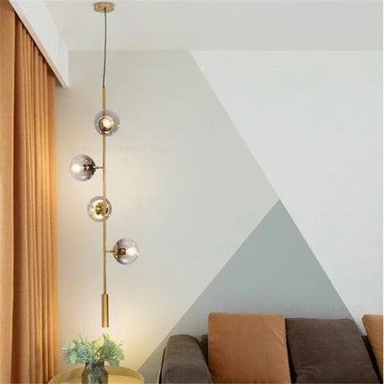 Suspension nordique en verre pour salon contemporain — LZ4XJ9