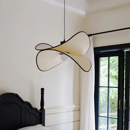 Plafonnier en tissu style wabi sabi pour intérieur moderne — LZ4X9Q2