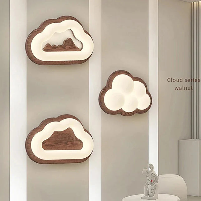 Applique murale vintage en bois massif style chinois pour intérieur — LZ4X9T2
