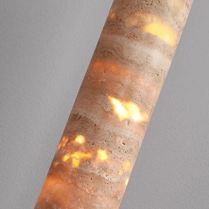 Suspension cylindrique LED au design effet marbre — LZ4X9T2