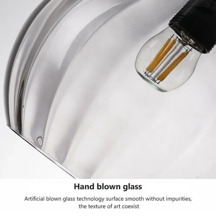 Suspension luminaire en verre forme bonbon pour décoration maison — LZ4X9T2