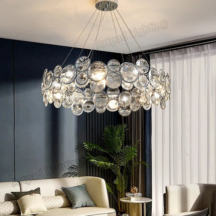 Lustre moderne en cristal pour décoration intérieure romantique — LZ4X9P2