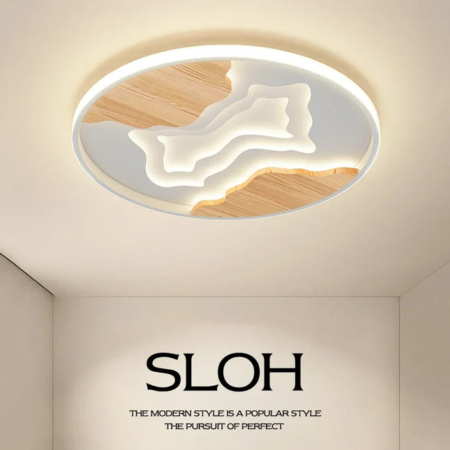 Lustre LED ultra-mince au design nordique moderne — LZ4X9P