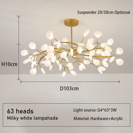 Lustre suspension moderne au design créatif et simple — LZ4X9P