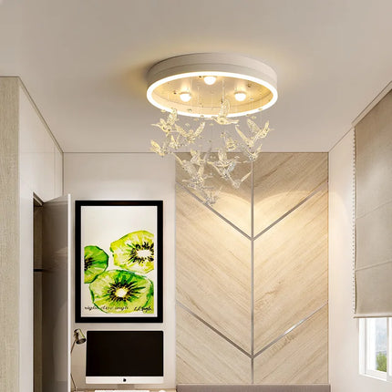 Lustre LED en cristal au design moderne, ambiance chaude et romantique — LZ4X9B2