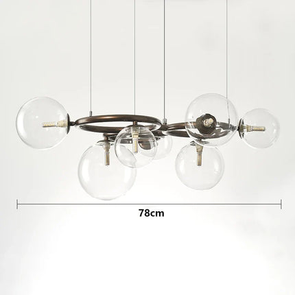 Lustre suspension en verre à bulles style nordique pour intérieur — LZ4X9P2