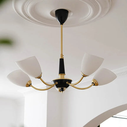 Lustre suspension LED en verre au design nordique vintage — LZ4X9P2Q