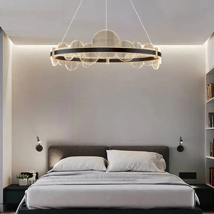 Lustre acrylique avec télécommande et intensité réglable pour intérieur — LZ4P9XQ