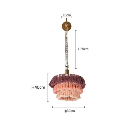 Lustre bohème vintage tissé pour intérieur élégant — LZ4P9XQ
