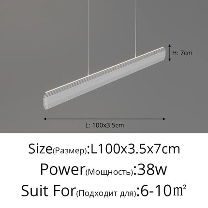 Lustre suspension au design moderne et luxueux — LZ4X9T2