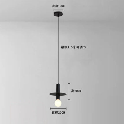 Lustre suspension style nordique pour intérieur et extérieur — LZ4F9T2