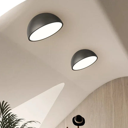 Plafonnier rond moderne à intensité variable style nordique — LZ4X9T2