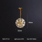 Lustre-D32cm / Blanc froid / CHINE