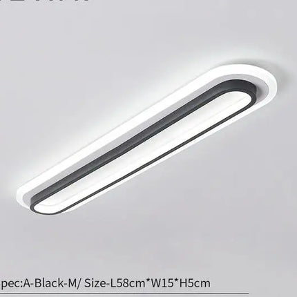 Plafonnier LED moderne à bande pour éclairage intérieur — LZ4X9J