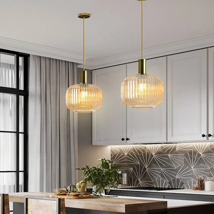 Lustre en verre lumineux pour décoration intérieure élégante — LZ4X9P