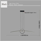 Noir Longueur 1000mm / Intensité variable avec Alexa