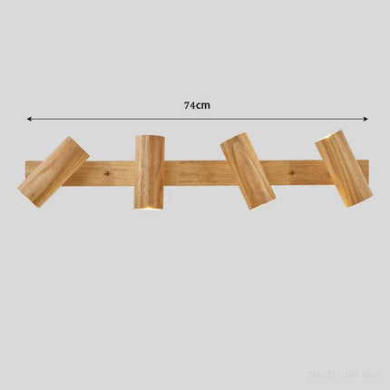 Applique murale en bois au style nordique pour décoration intérieure — LZ4XJ9