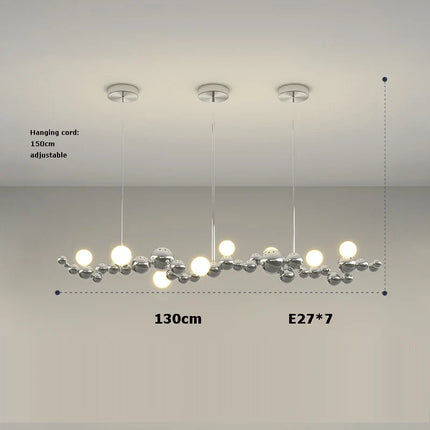 Lustre suspension LED à intensité variable au design artistique — LZ7XQ2